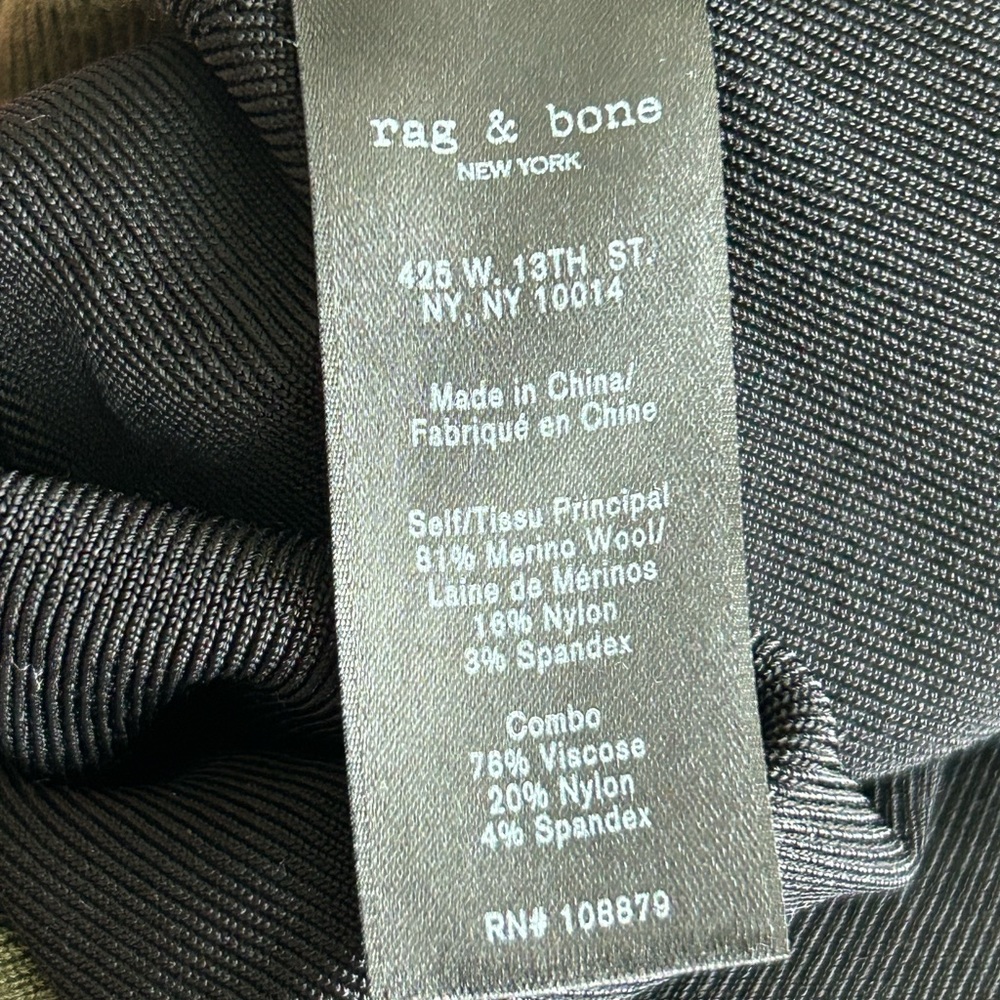 Rag & Bone Merino Wool Color Block Sweater. Size … - image 6